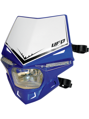 Универсална маска с LED фар UFO Stealth 12V/35W - Blue